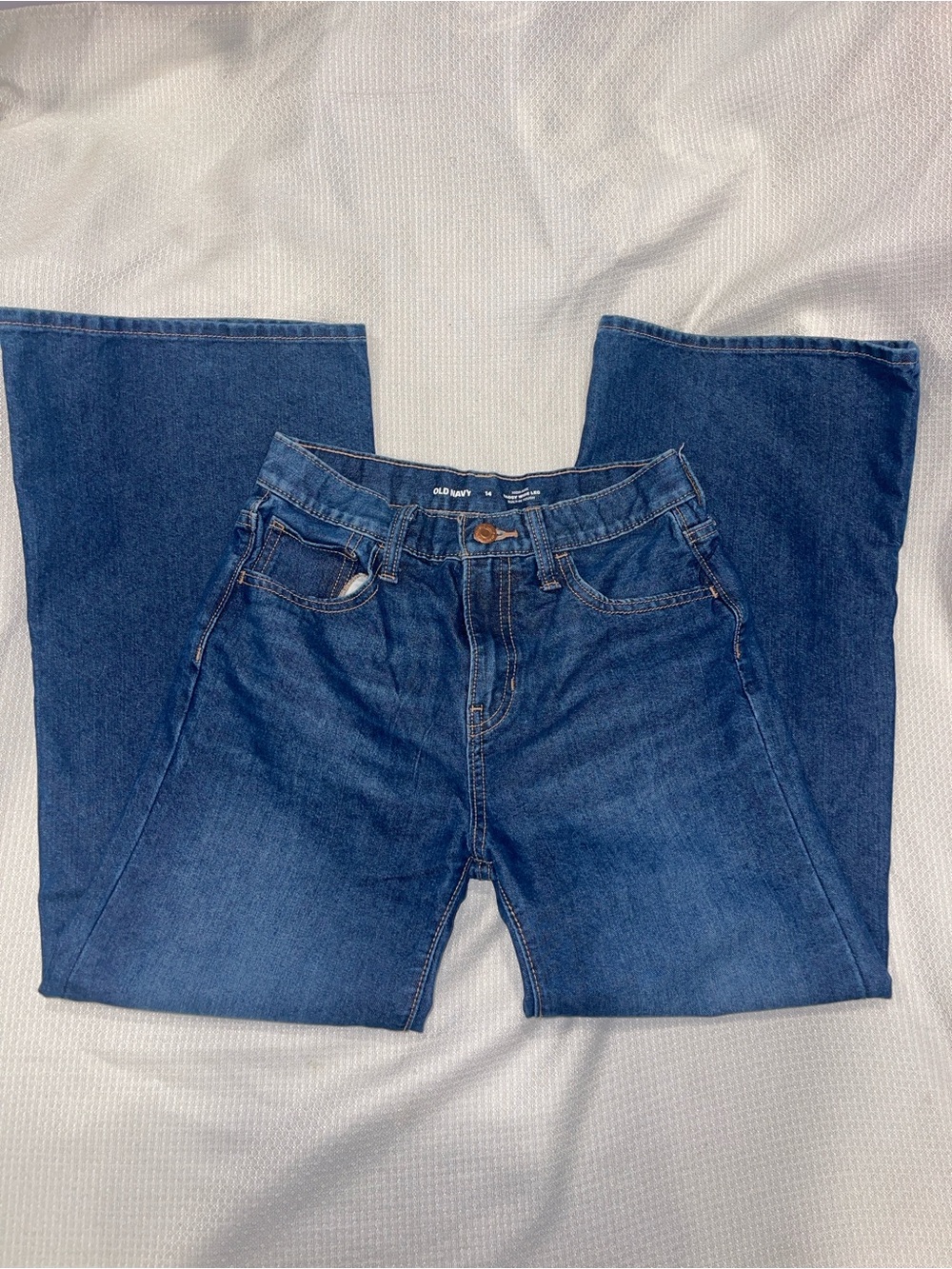 Old Navy Kids High Rise Baggy Wide Leg Jeans